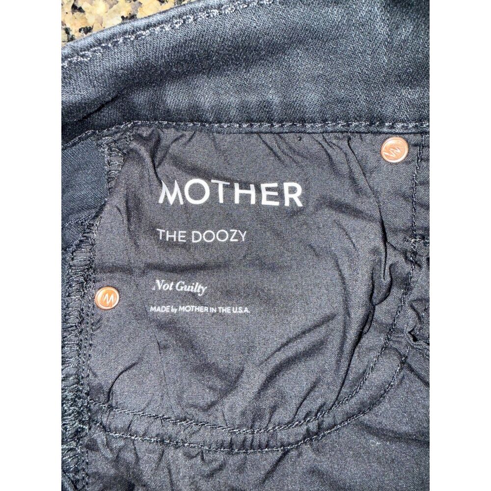 MOTHER Denim The Doozy Not Guilty Black - Size 30 - EUC - Picture 4 of 7